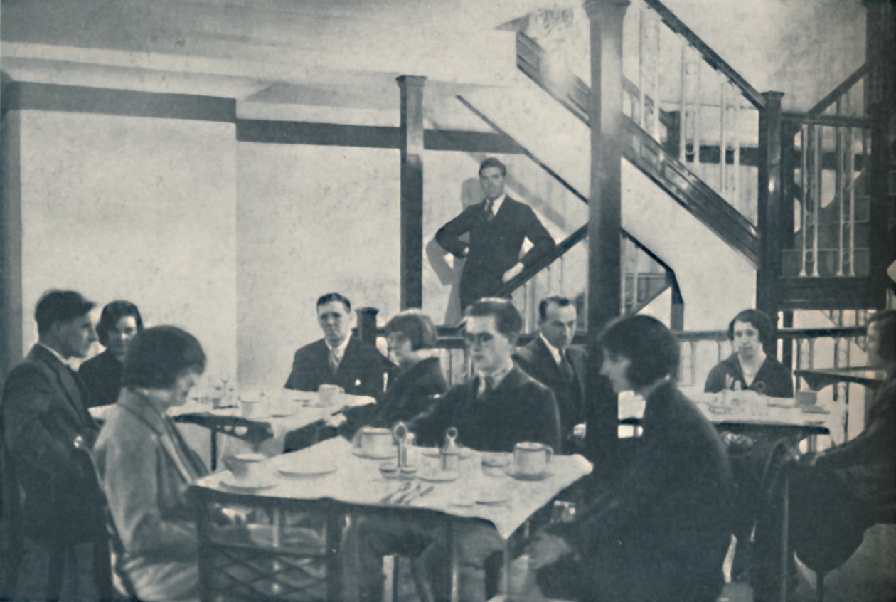 Kényelem az utasok számára és egy csodálatos központi vezérlés kabinja, c1935 alkotó: Unbekannt