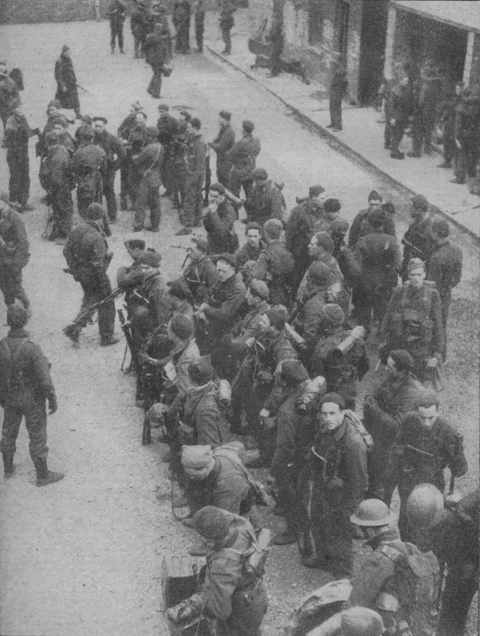 Commando Raiders, akik áttörték a csatorna védelmét Boulogne-ban, 1942 alkotó: Unbekannt