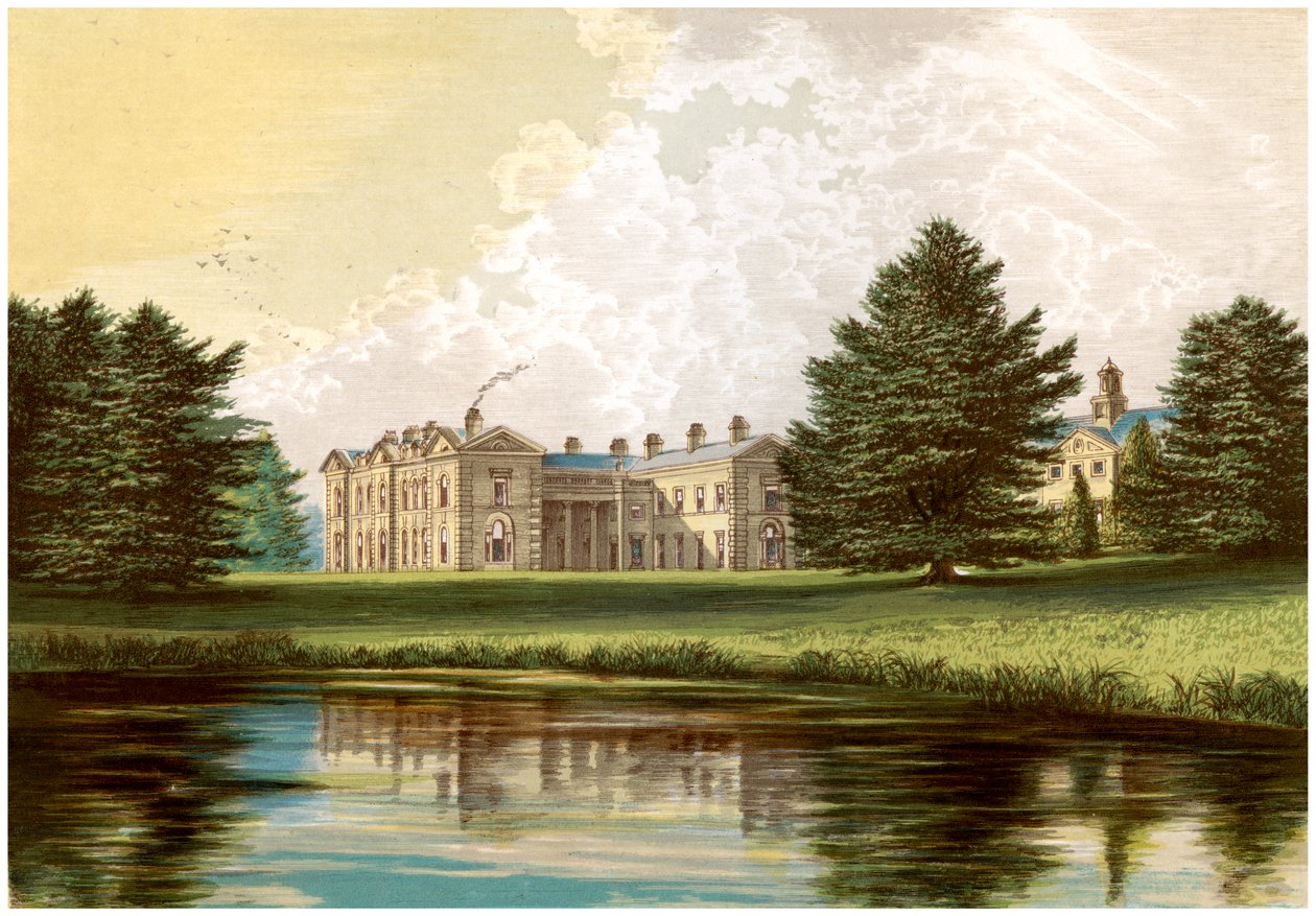 Compton Verney, Warwickshire, Lord Willoughby de Broke otthona, 1880 alkotó: Unbekannt