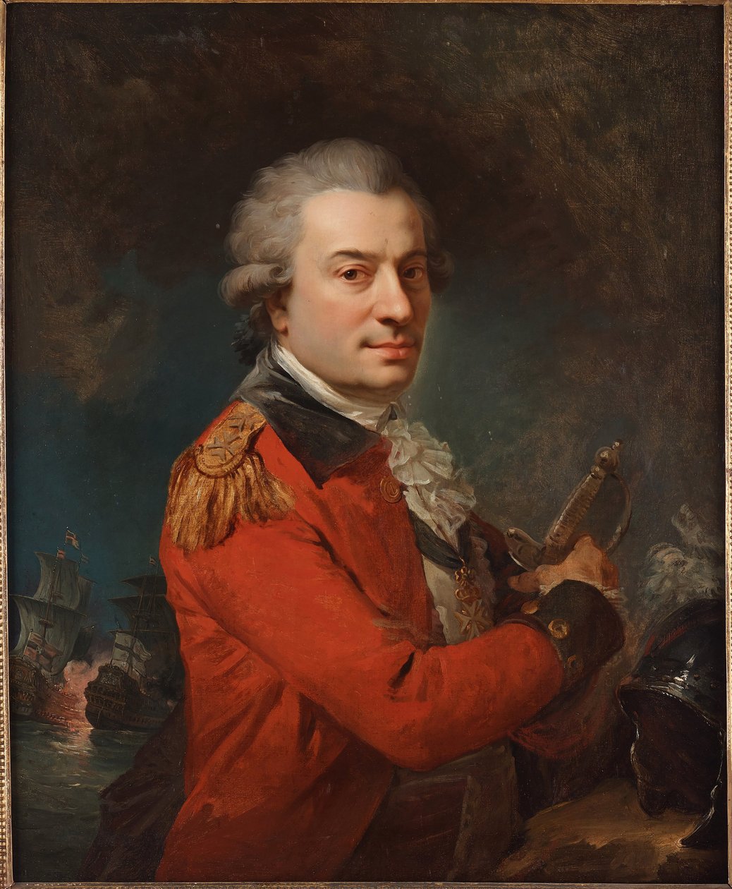 Pierre André de Suffren Saint-Tropez-i gróf 1729-1788, XVIII. század közepe. alkotó: Unbekannt
