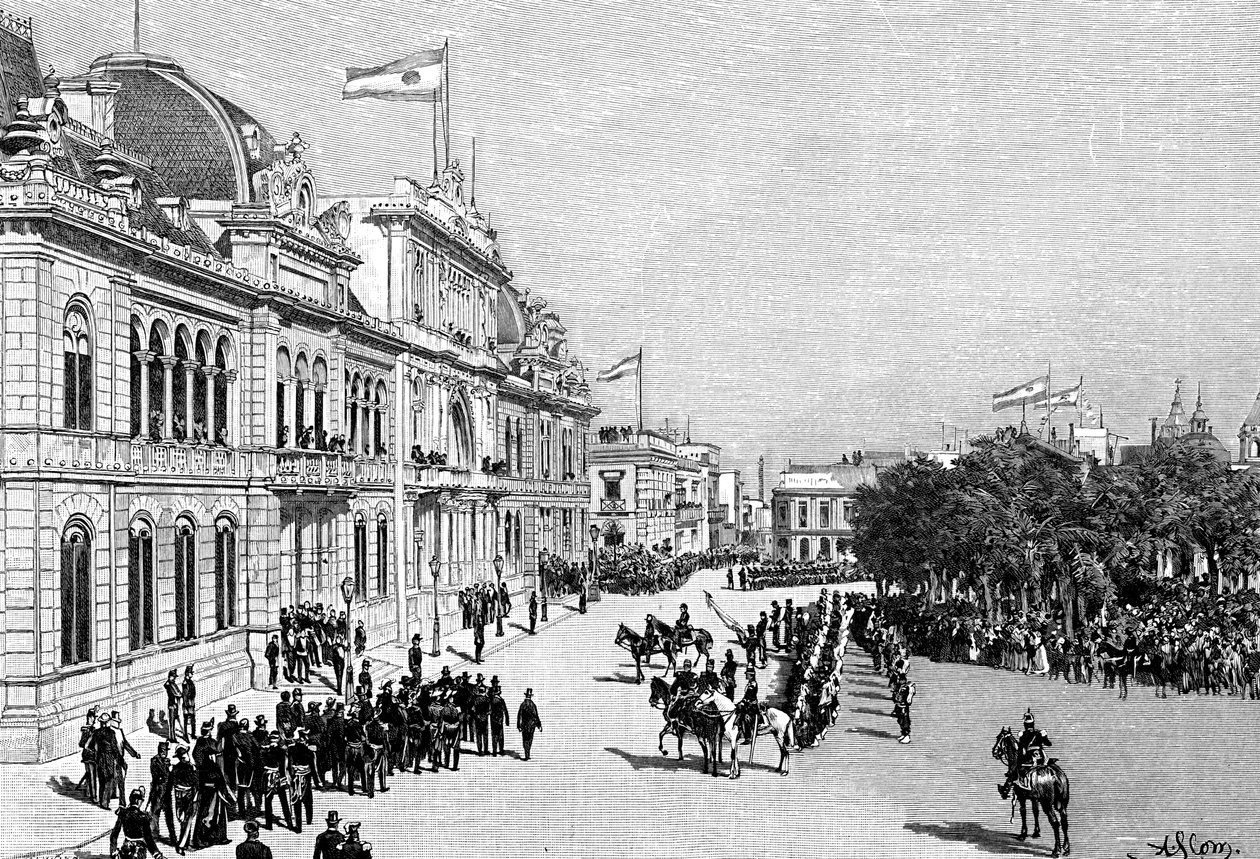 Kongresszusi épületek, Buenos Aires, Argentína, 1895 alkotó: Unbekannt