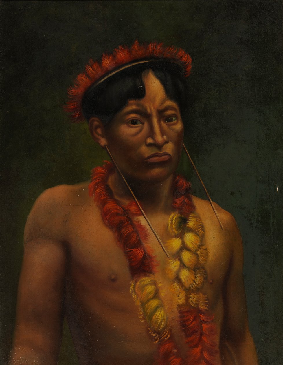 Conibo indián, kb. 1890-1892. alkotó: Unbekannt