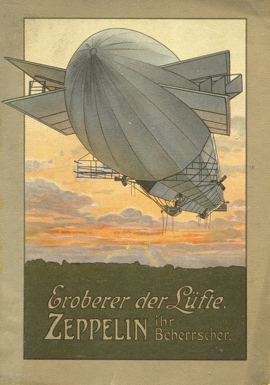 A levegő hódítója. Zeppelin, 1916 alkotó: Unbekannt
