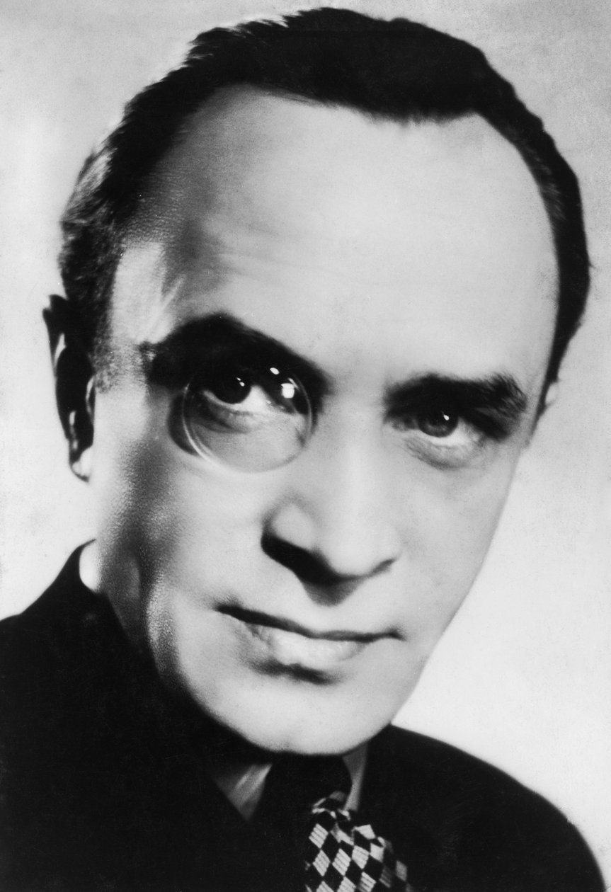 Conrad Veidt 1893-1943, német színész, az 1930-as évektől az 1940-es évekig alkotó: Unbekannt