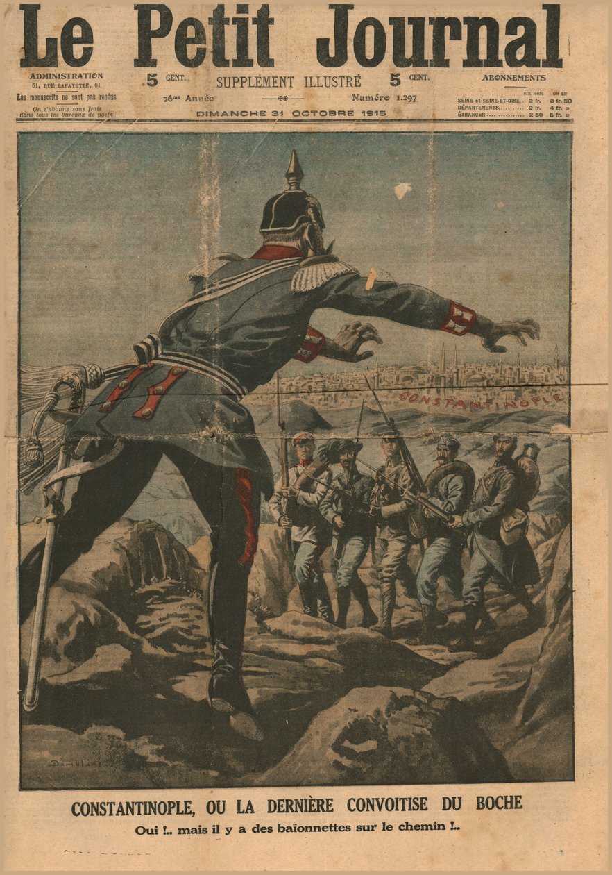 Konstantinápoly, avagy a hunok végső kapzsisága, 1915. alkotó: Unbekannt