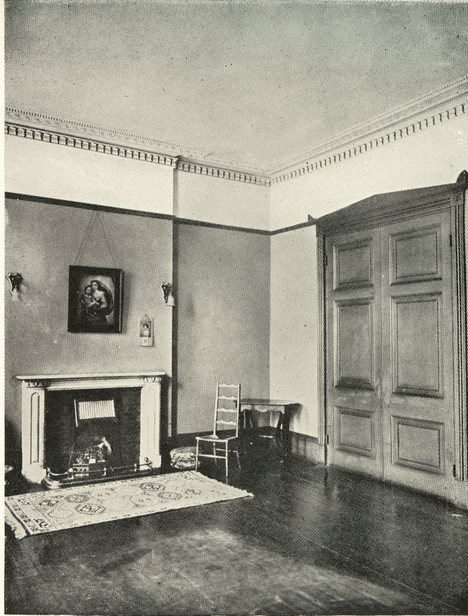 Kontrasztos belső terek: Regency - Mecklenburgh Square, Bloomsbury, 1938 alkotó: Unbekannt