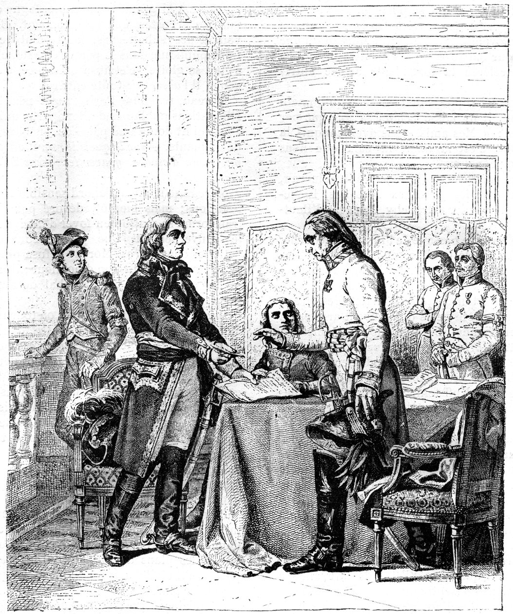 Egyezmény a marengói csata után, Olaszország, 1800. június 15. 1882-1884 alkotó: Unbekannt