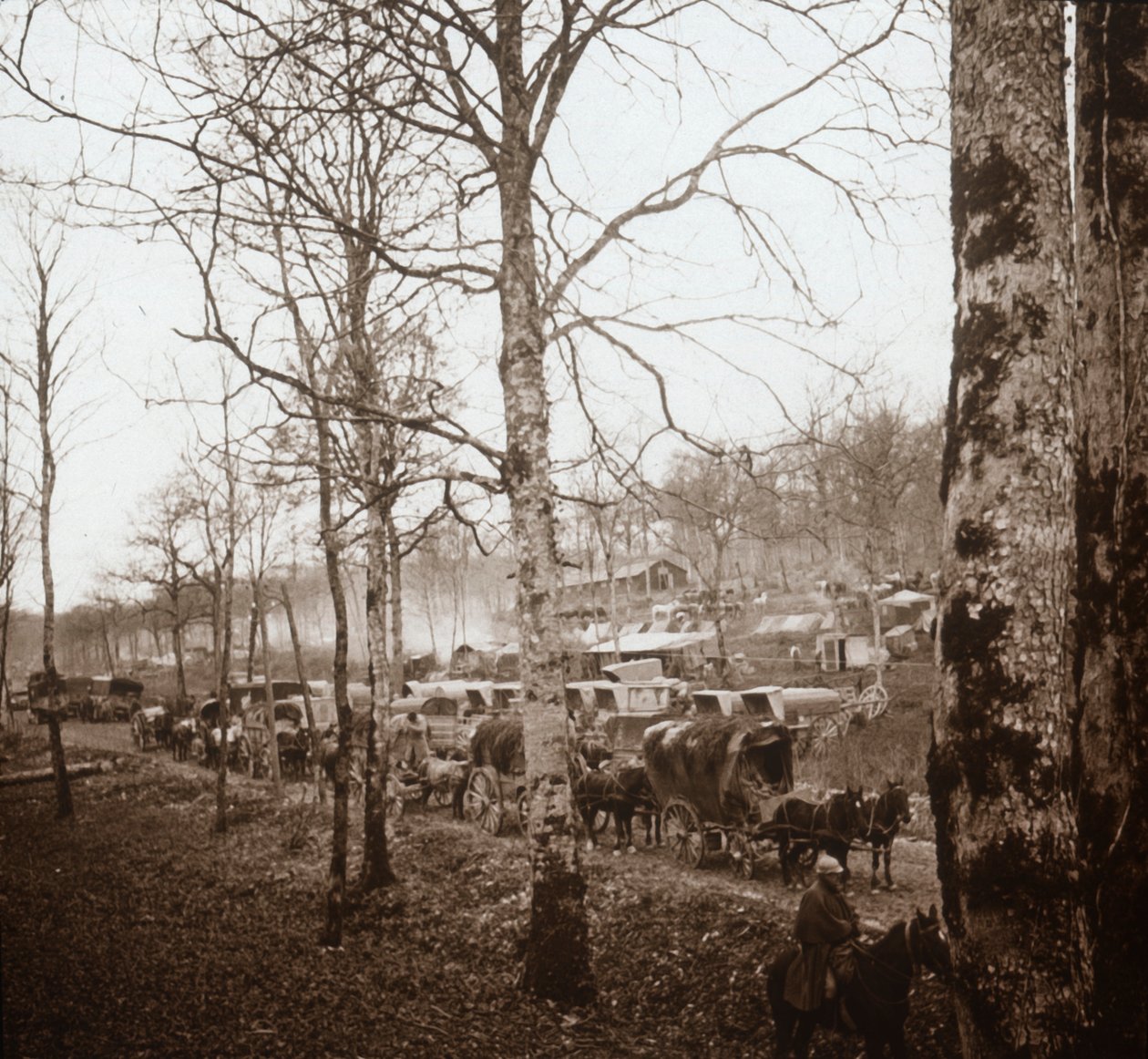 Convoy, Somme, Észak-Franciaország, 1914-c1918 alkotó: Unbekannt