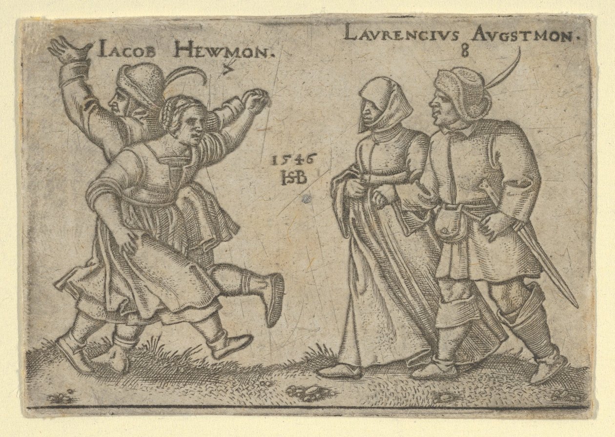 Július és augusztus másolata a Parasztünnep vagy a Tizenkét hónapból, 1547 után. alkotó: Unbekannt