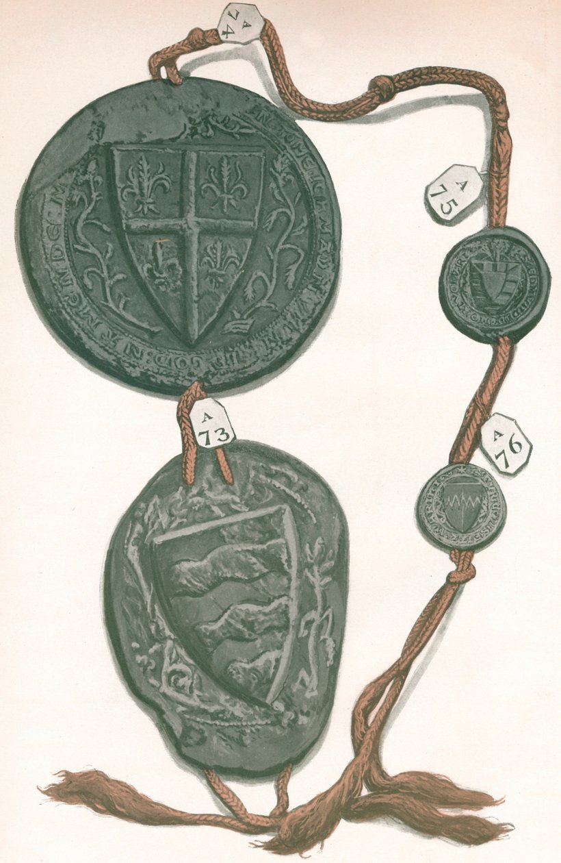 Cord VI John de Hastings, Edmund de Hastings, Edmund de Mortimer, Fulke Fitz-Warine, 1904 alkotó: Unbekannt