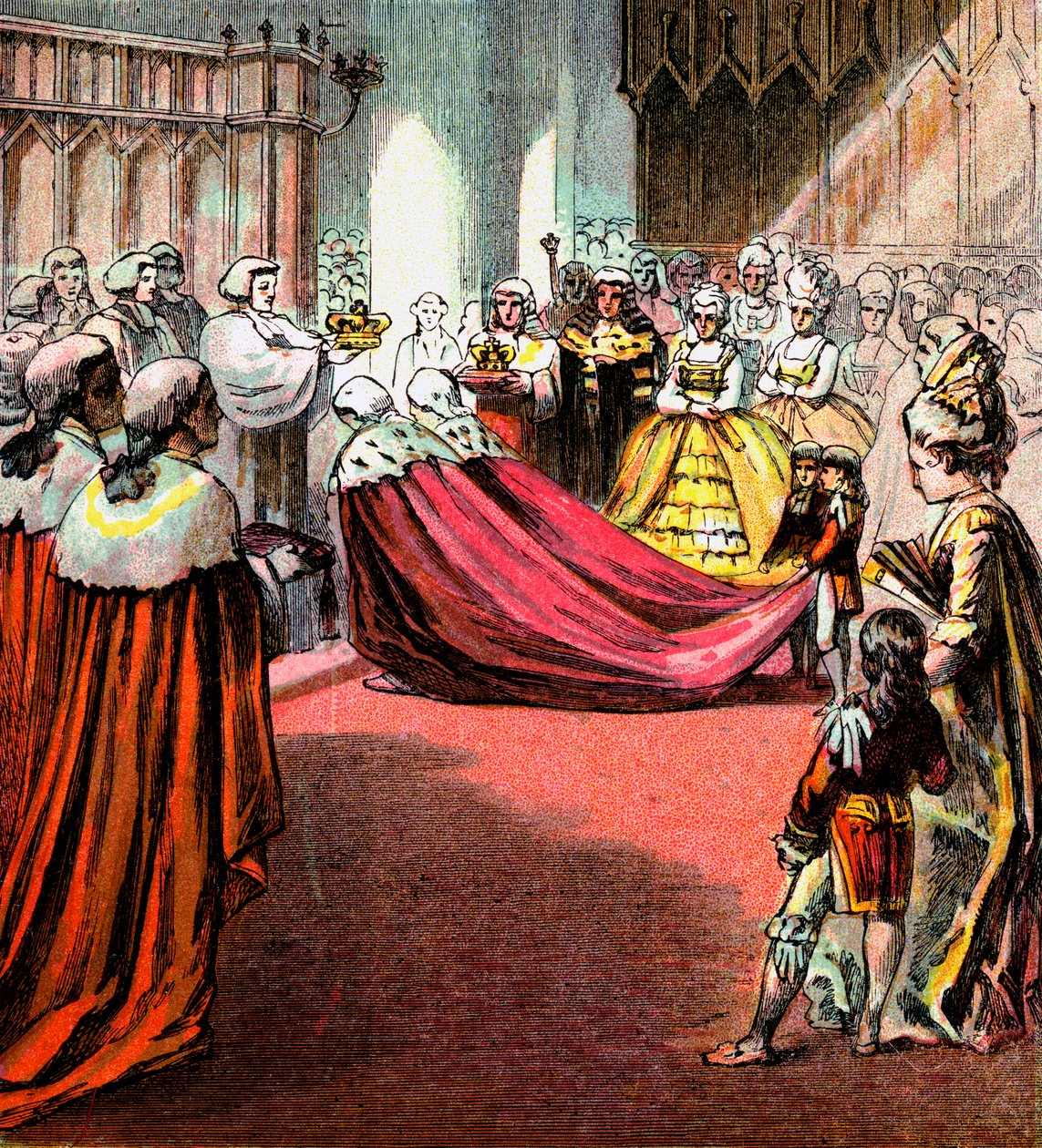 III. György koronázása, 1761, 1850-es évek alkotó: Unbekannt