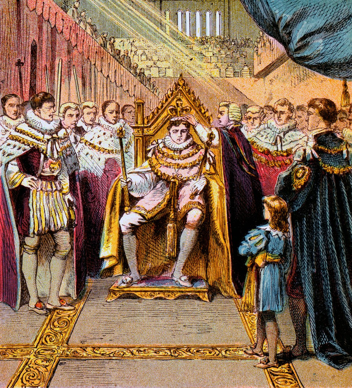 IV. György koronázása, 1820, 1850-es évek alkotó: Unbekannt