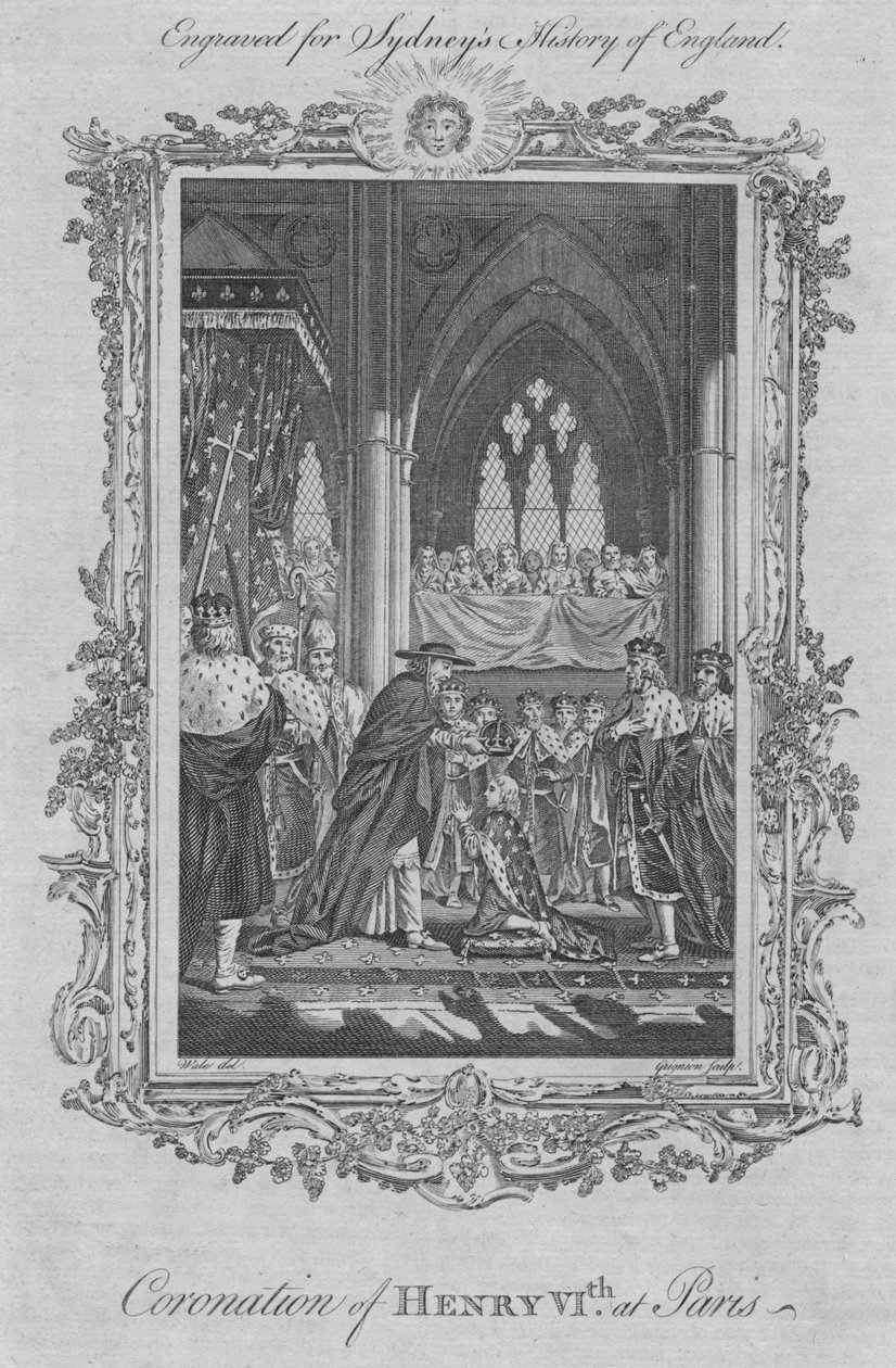 Henrik koronázása Párizsban, 1773. alkotó: Unbekannt