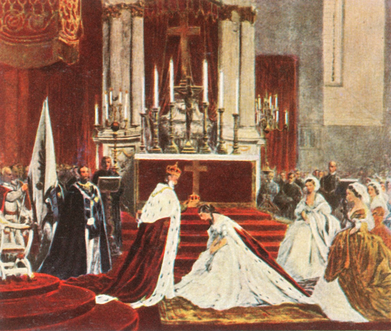 I. Vilmos megkoronázása Königsbergben, 1861. október 18-án, 1936. alkotó: Unbekannt