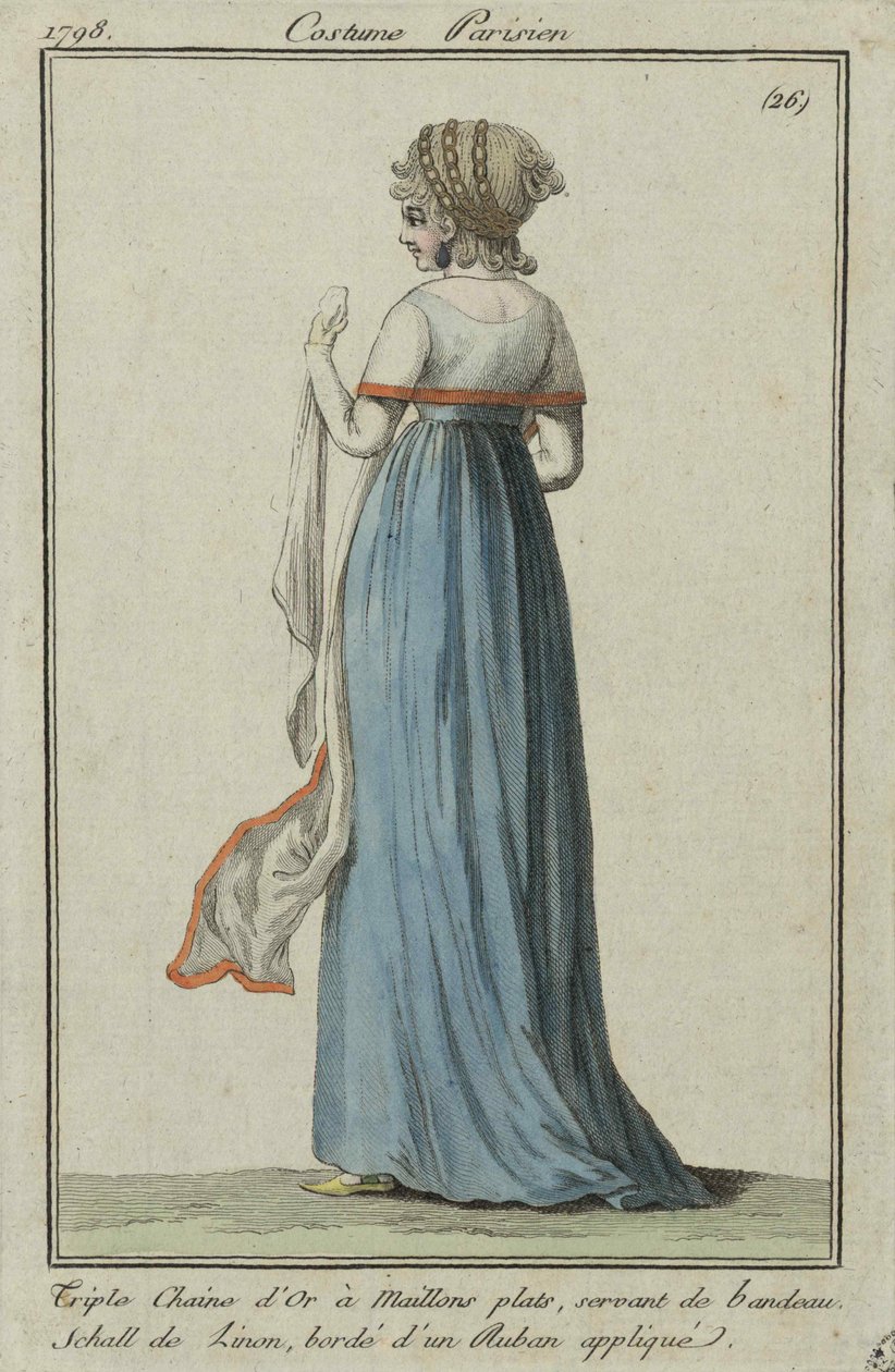 Párizsi jelmez, 1798. alkotó: Unbekannt