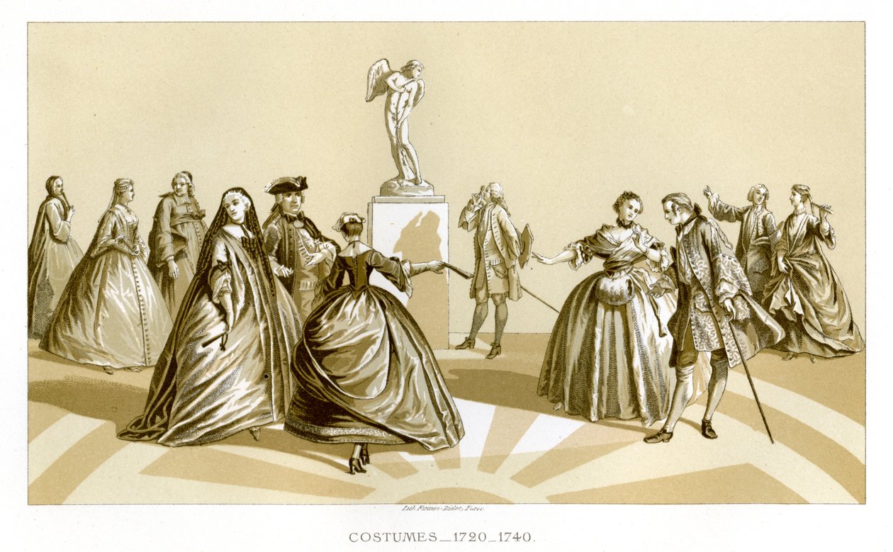 Jelmezek, 1720-1740, 1885 alkotó: Unbekannt