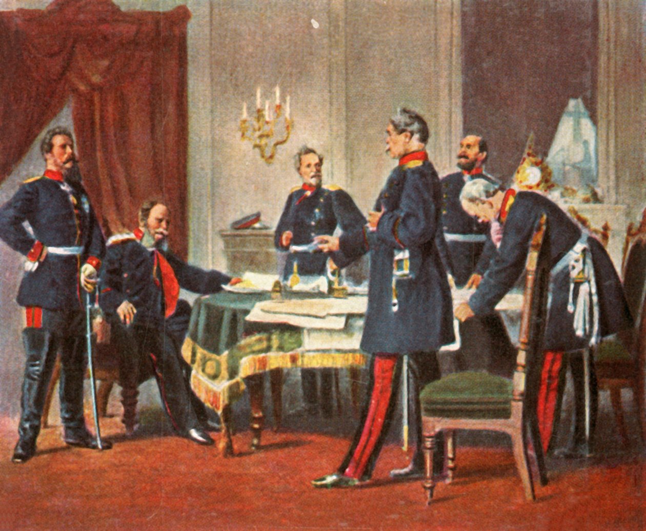 Versailles-i haditanács, 1870, 1936. alkotó: Unbekannt