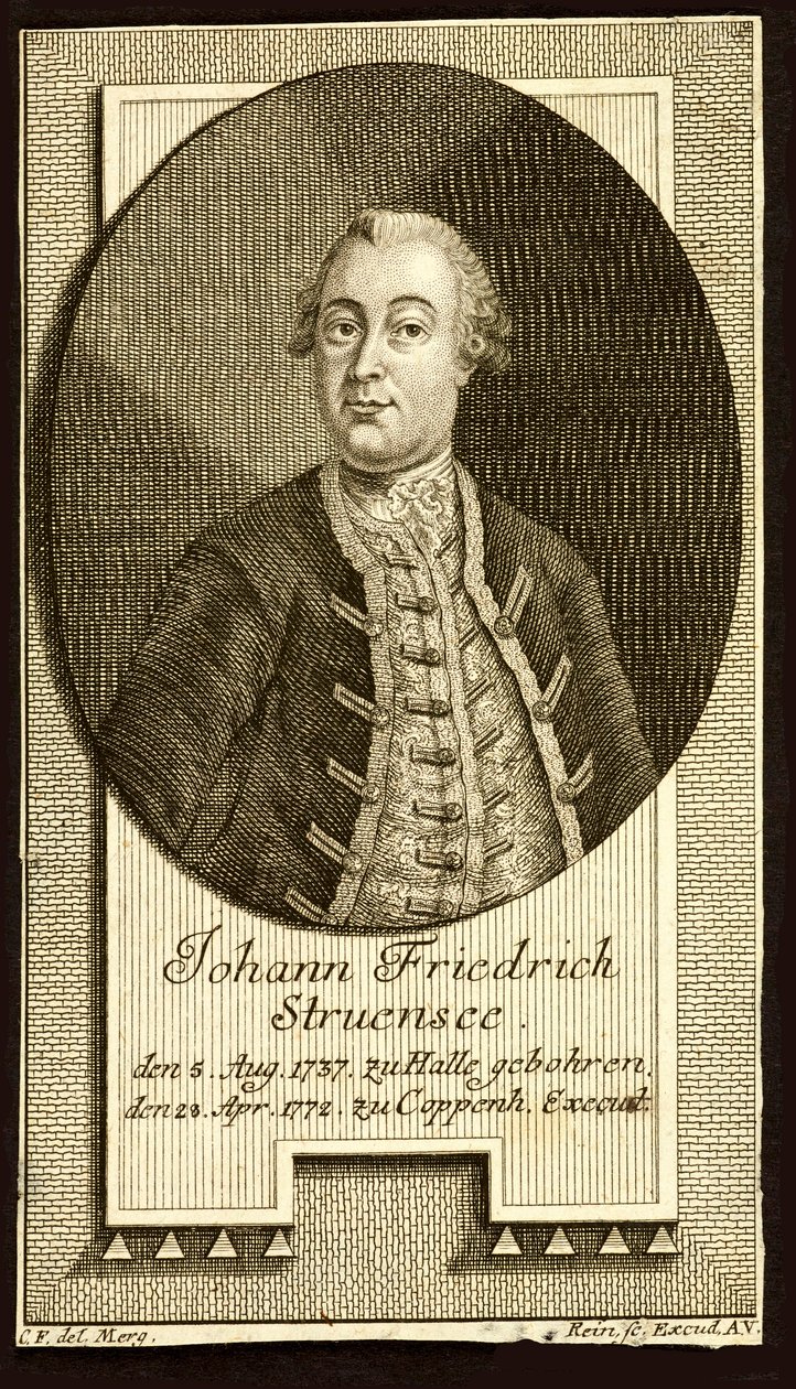 Johann Friedrich Struensee gróf 1737-1772, 1772. alkotó: Unbekannt