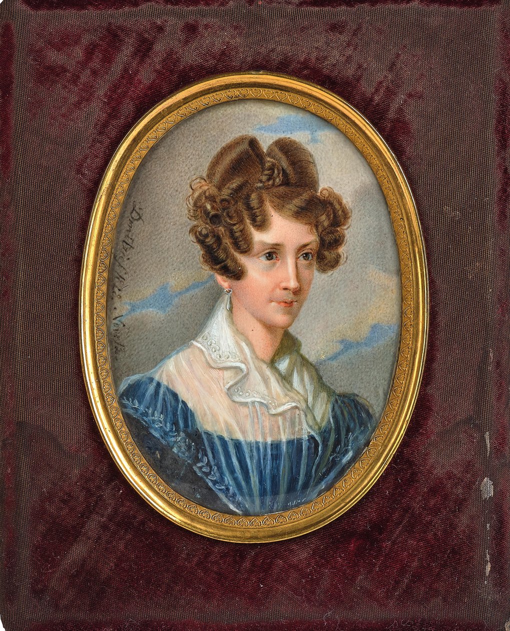 Emilie Troubetzkoy grófnő, született Sayn Wittgenstein hercegnő 1801-1869, 1828. alkotó: Unbekannt