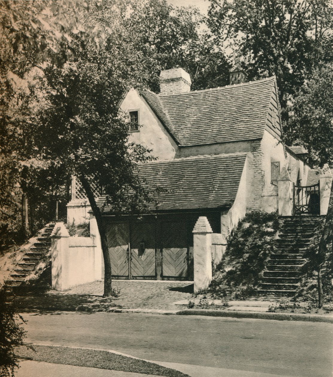 Edwin C. Duble vidéki háza, Forest Hills. Építész, Frank Forster, 1928 alkotó: Unbekannt
