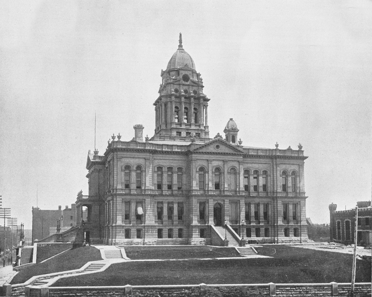 Court House, Omaha, Nebraska, USA, 1900. sz. alkotó: Unbekannt