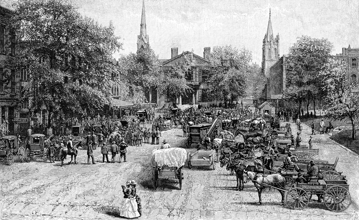 Court House Square, Lexington, Kentucky alkotó: Unbekannt