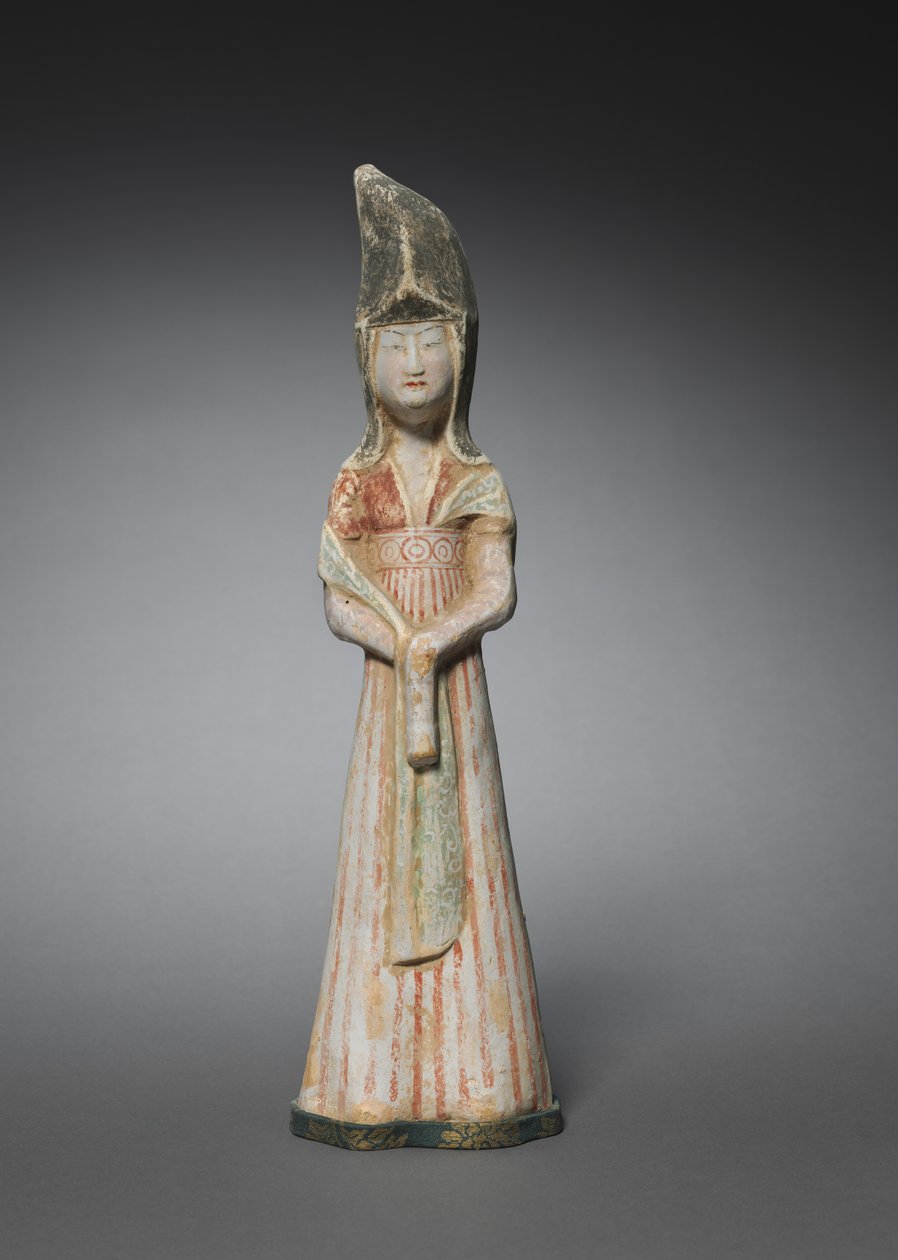 Udvarhölgy magas fejdísszel: sírfigura, c. 700-750. alkotó: Unbekannt