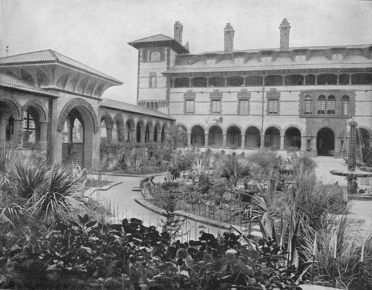 Ponce de Leon bírósága, St. Augustine, Florida, 1897. alkotó: Unbekannt