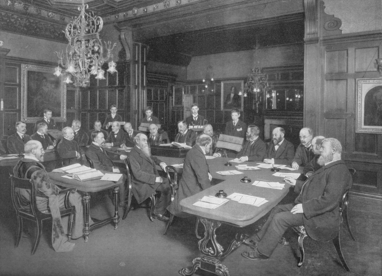 A Cutlers Company bírósága: tanítványaik munkájának vizsgálata, London, 1902 1903 alkotó: Unbekannt