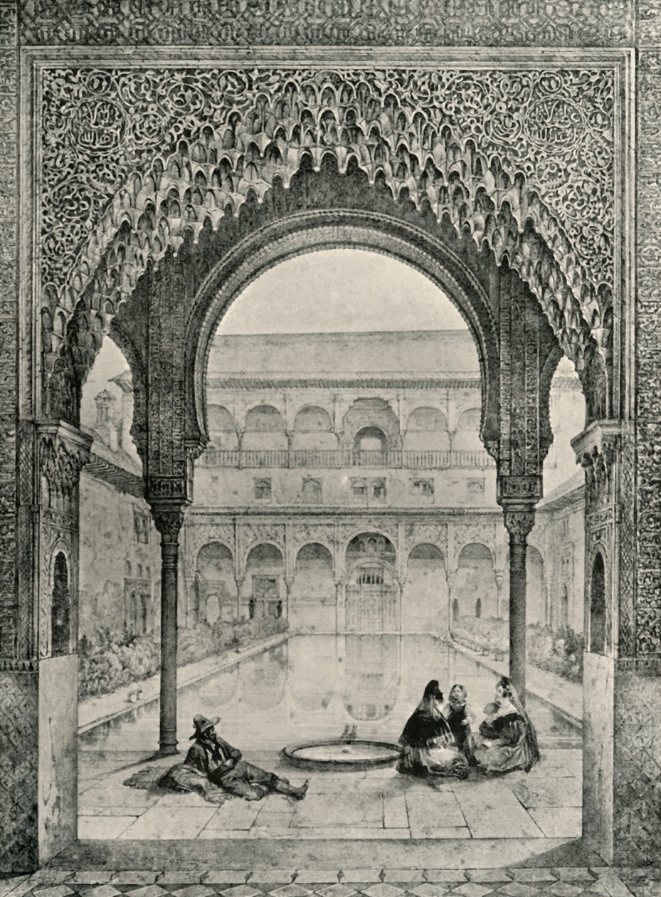 Halastó udvara, 19. század, 1907. alkotó: Unbekannt