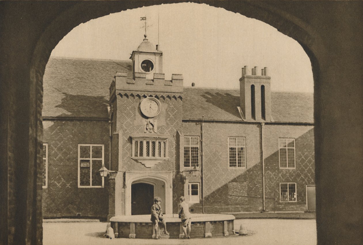 A londoni püspöki palota udvara és főbejárata Fulhamban, 1935. alkotó: Unbekannt
