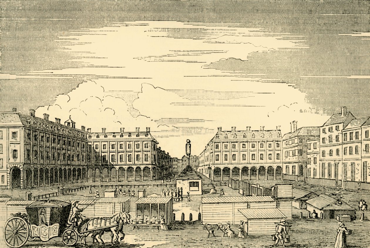 Covent Garden Market, Kelet felé nézve, 1881. alkotó: Unbekannt