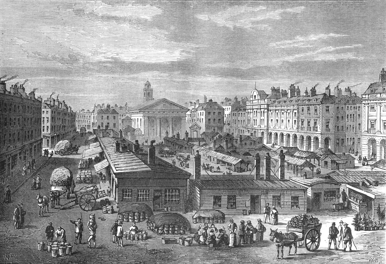 Covent Garden Market, 1820 1897 alkotó: Unbekannt