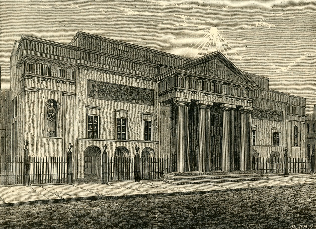 Covent Garden Színház: Front 1850-ben, 1881-ben. alkotó: Unbekannt