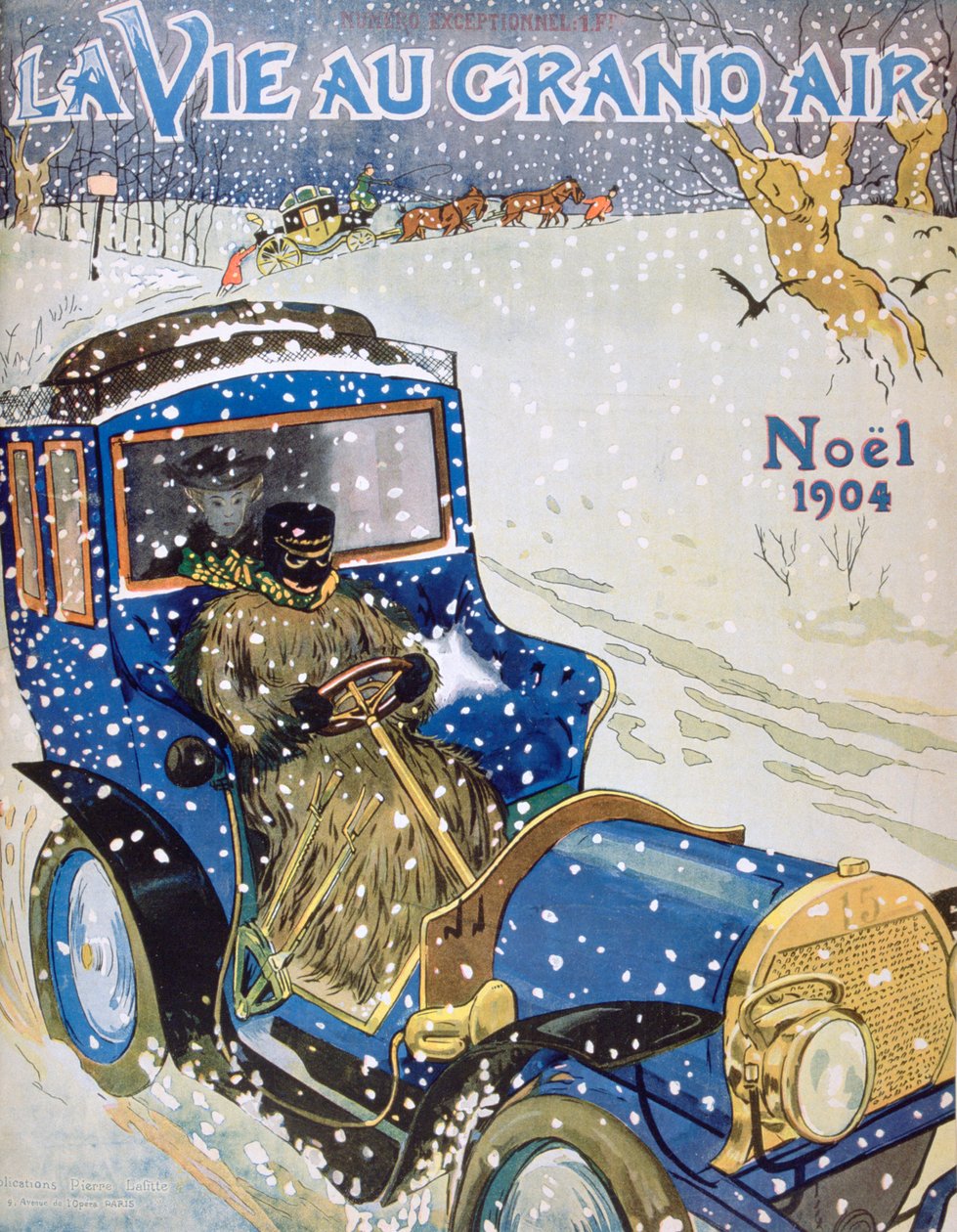 A La Vie au Grand Air magazin karácsonyi számának borítója, 1904 alkotó: Unbekannt