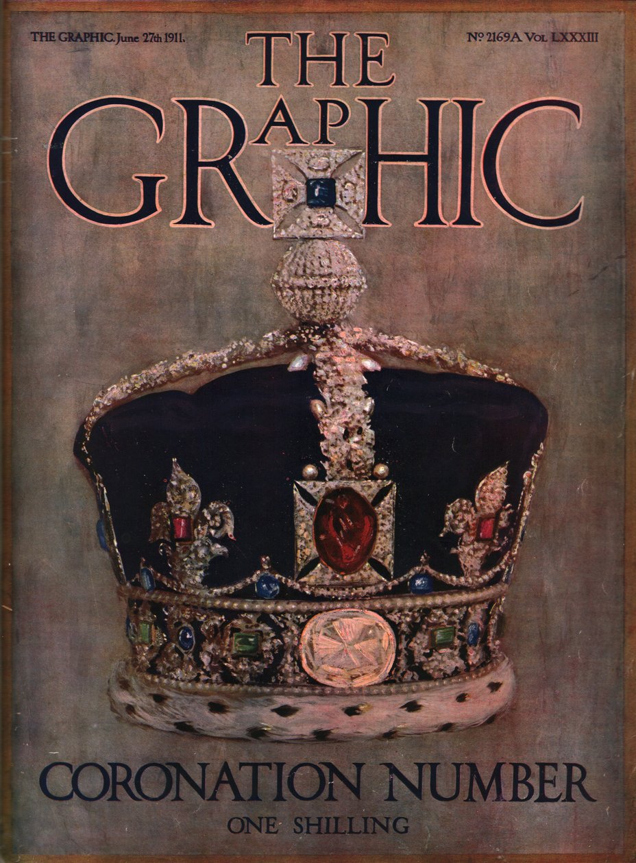 A The Graphic borítója, koronázási szám, 1911. június. alkotó: Unbekannt