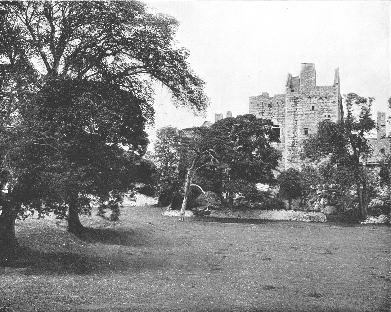 Craigmillar kastély, Edinburgh közelében, Skóciában, 1894. alkotó: Unbekannt