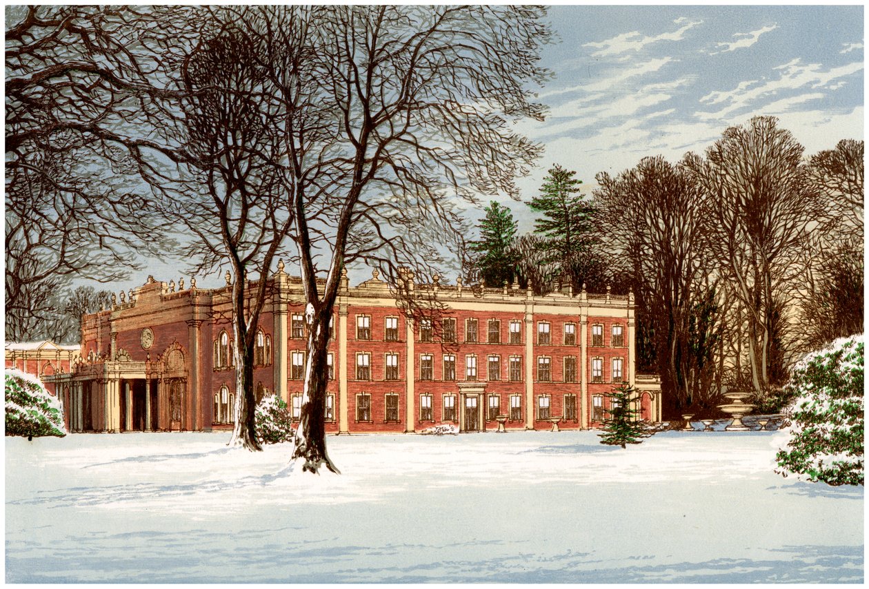 Cranbury Park, Hampshire, a Chamberlayne család otthona, 1880 alkotó: Unbekannt