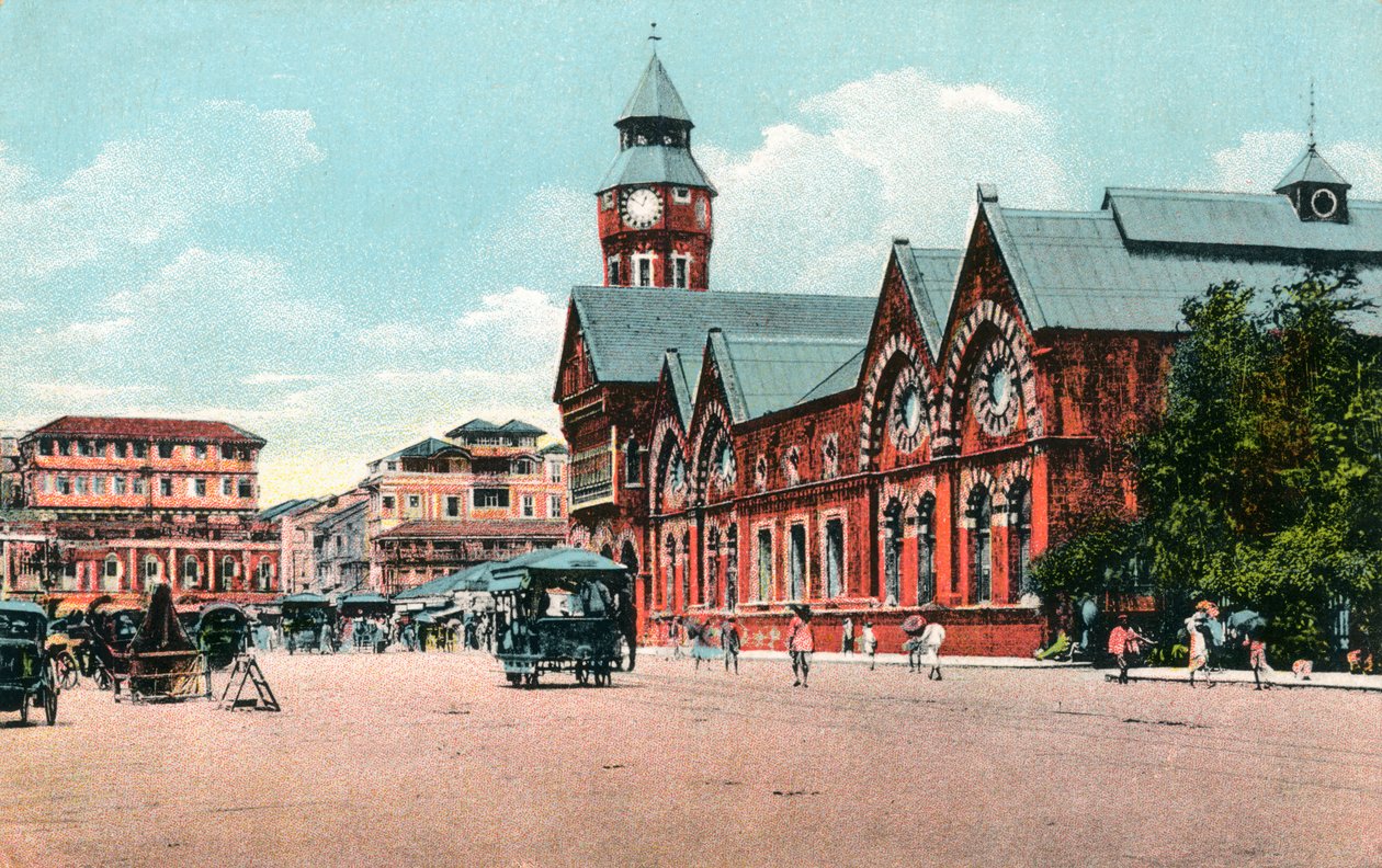Crawford Market, Bombay, India, XX. század eleje alkotó: Unbekannt