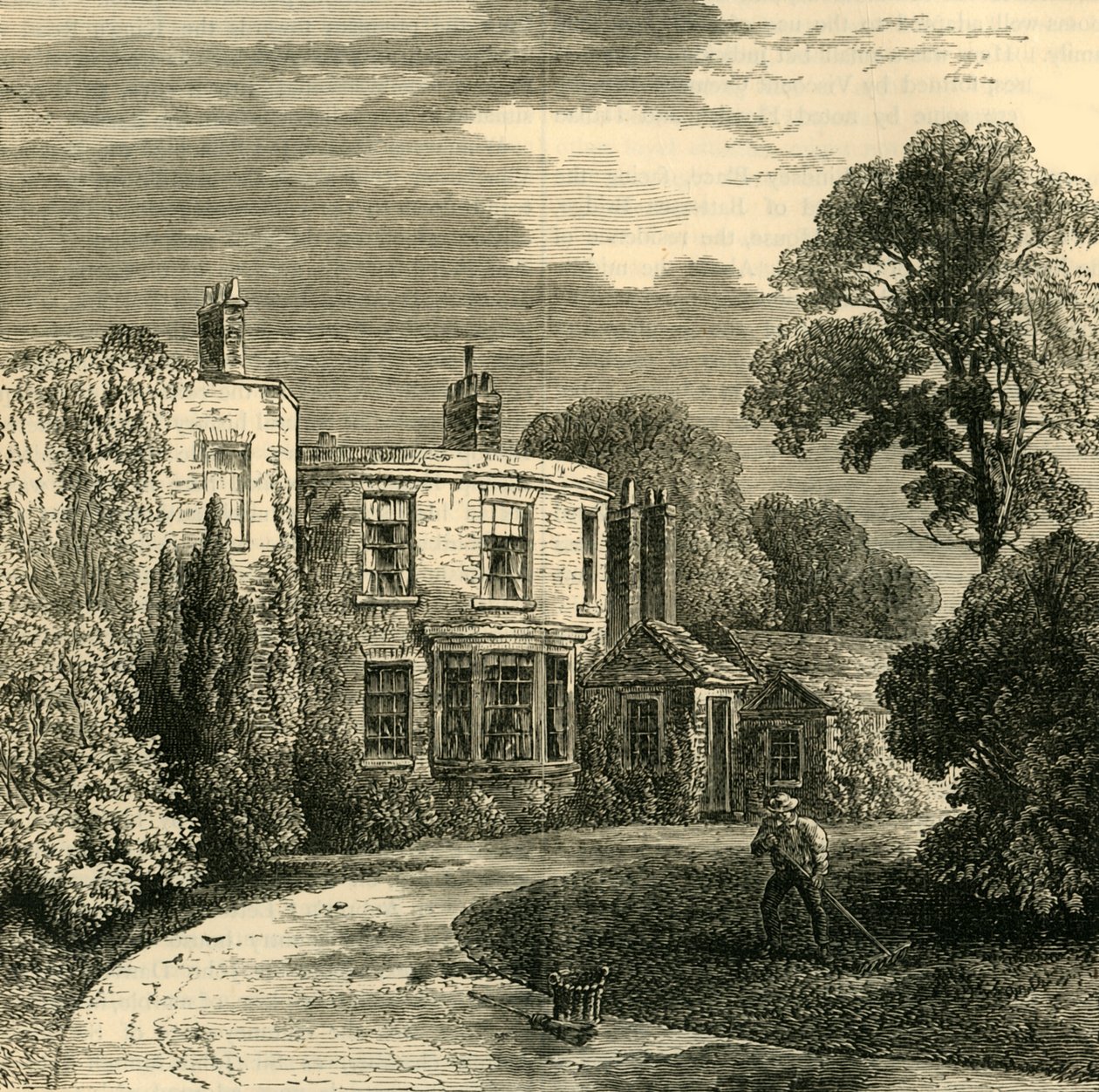 Cremorne Farm, 1829, c1876. alkotó: Unbekannt
