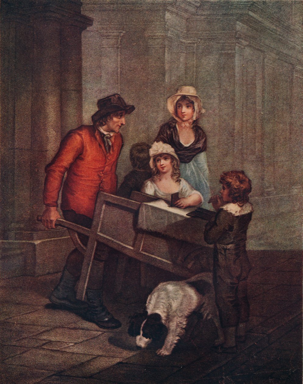 Cries of London Plate 12: Hot Spice Gingerbread, smoke hot!, 1796, 1911 alkotó: Unbekannt