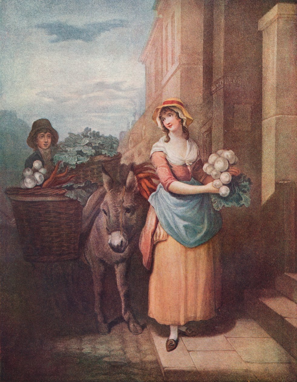 Cries of London Plate 13: Fehérrépa és sárgarépa, Carottes & Navets, 1797. 1911 alkotó: Unbekannt