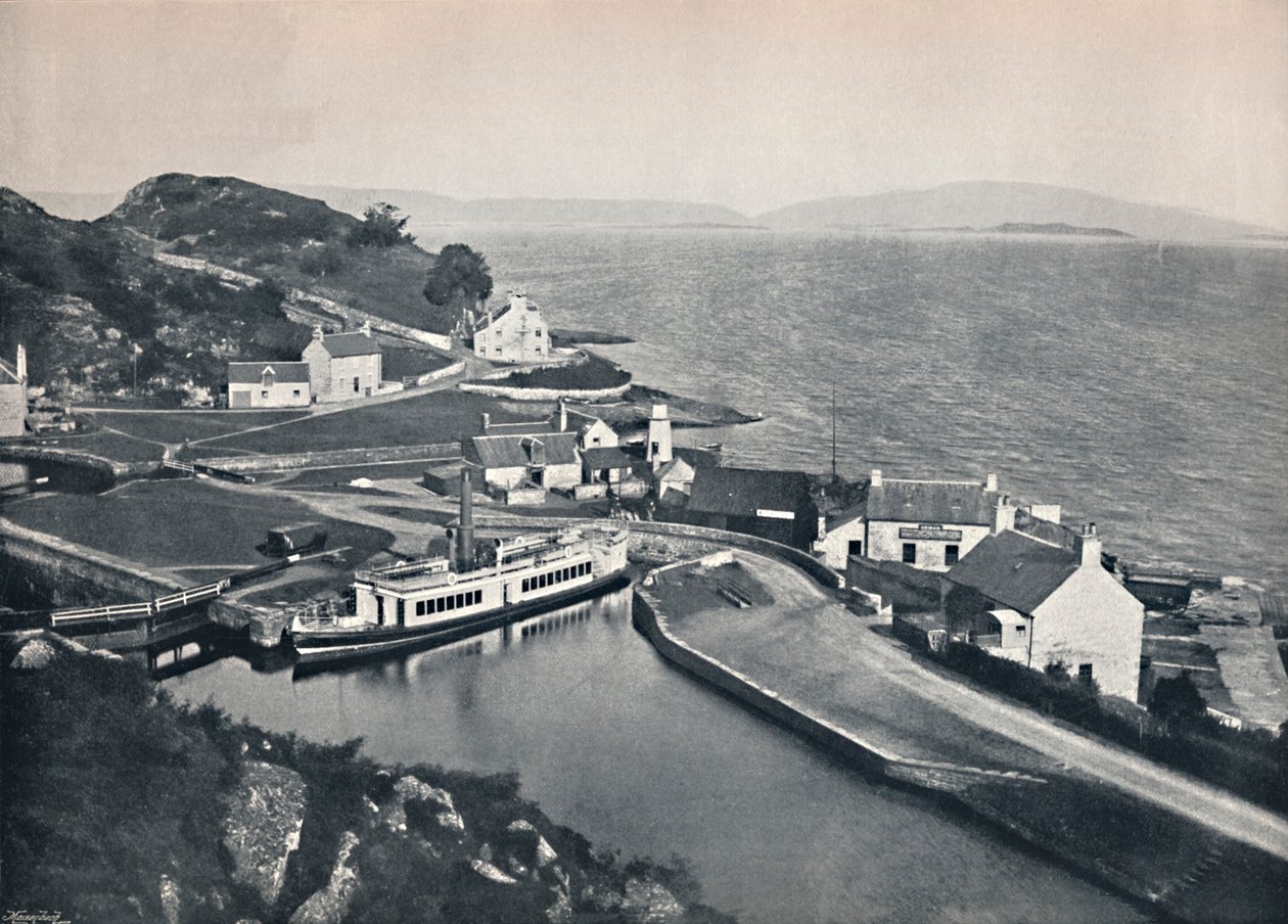 Crinan – A csatorna nyugati végállomása és a Jura-zúgó, 1895 alkotó: Unbekannt