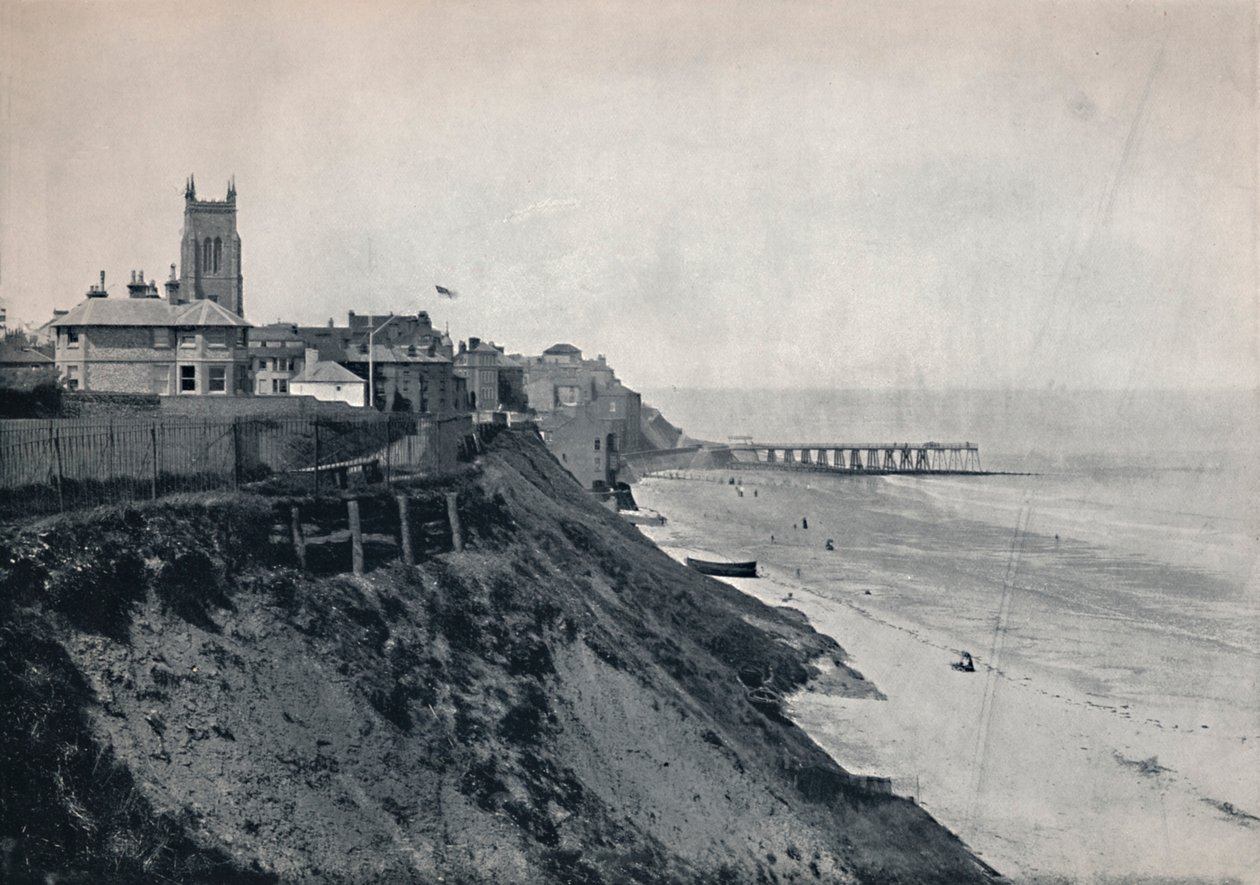 Cromer – A templom bemutatása a sziklákon, 1895 alkotó: Unbekannt