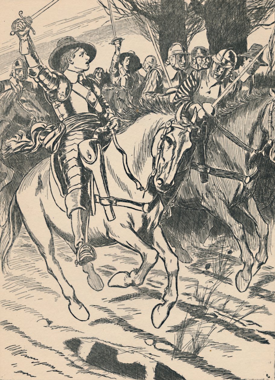 Cromwell Leads His Ironsides To Battle, 1907 alkotó: Unbekannt