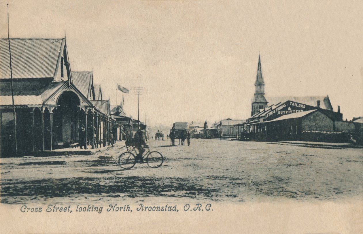 Cross Street, North North, Kroonstad, O.R.C, c1905. alkotó: Unbekannt