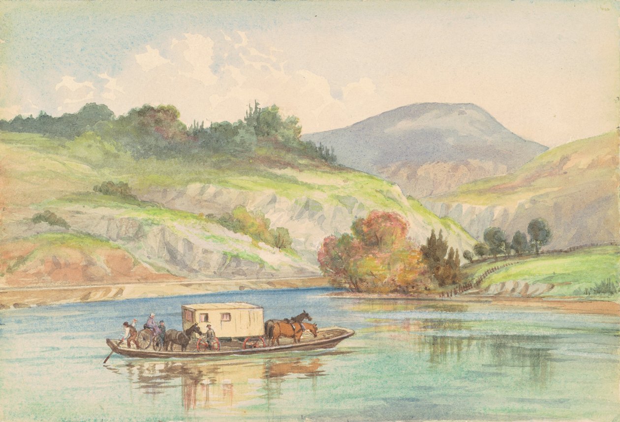 Átkelés a James folyón, 1878. alkotó: Unbekannt