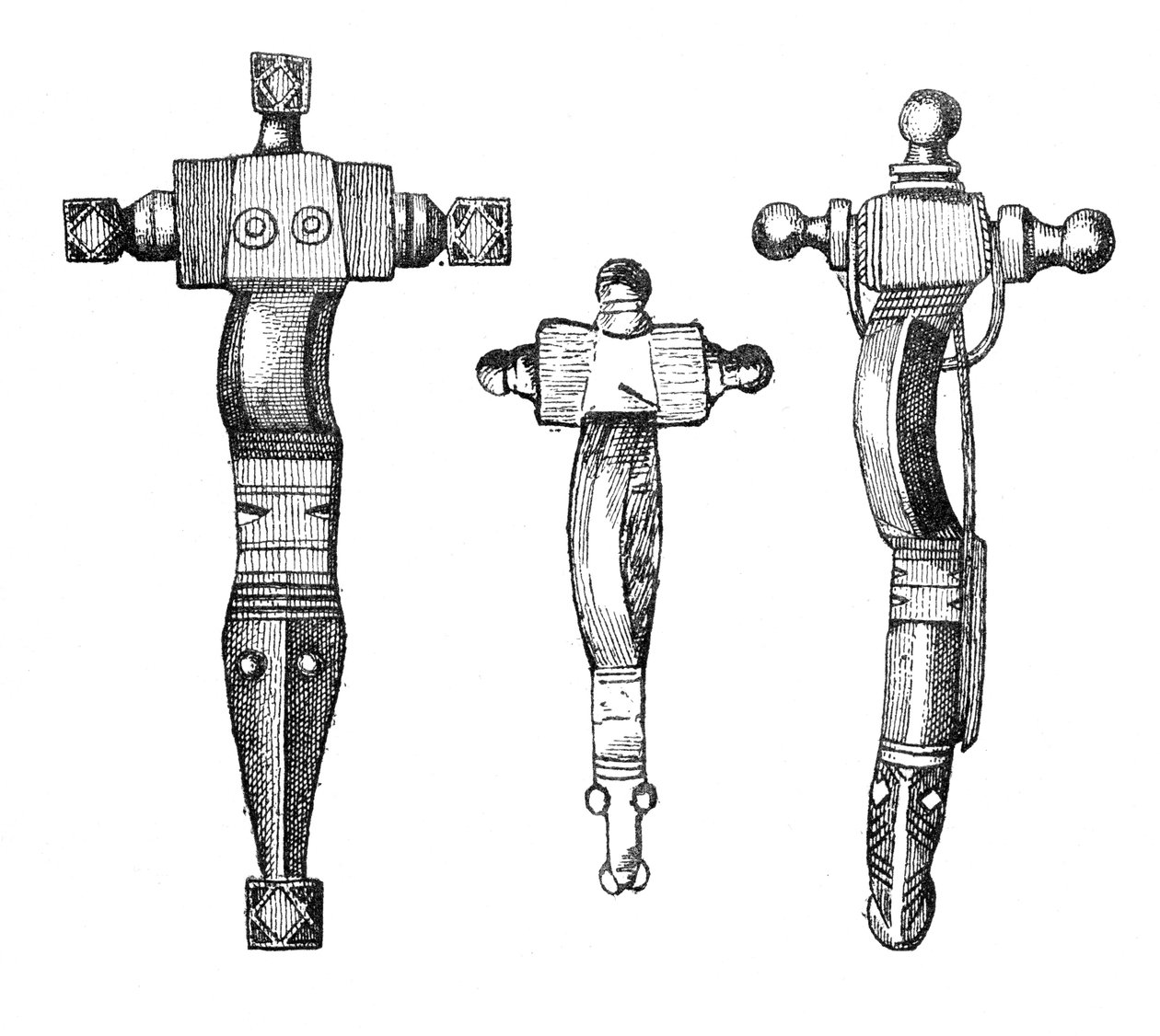 Keresztes fibulák, 1893 alkotó: Unbekannt
