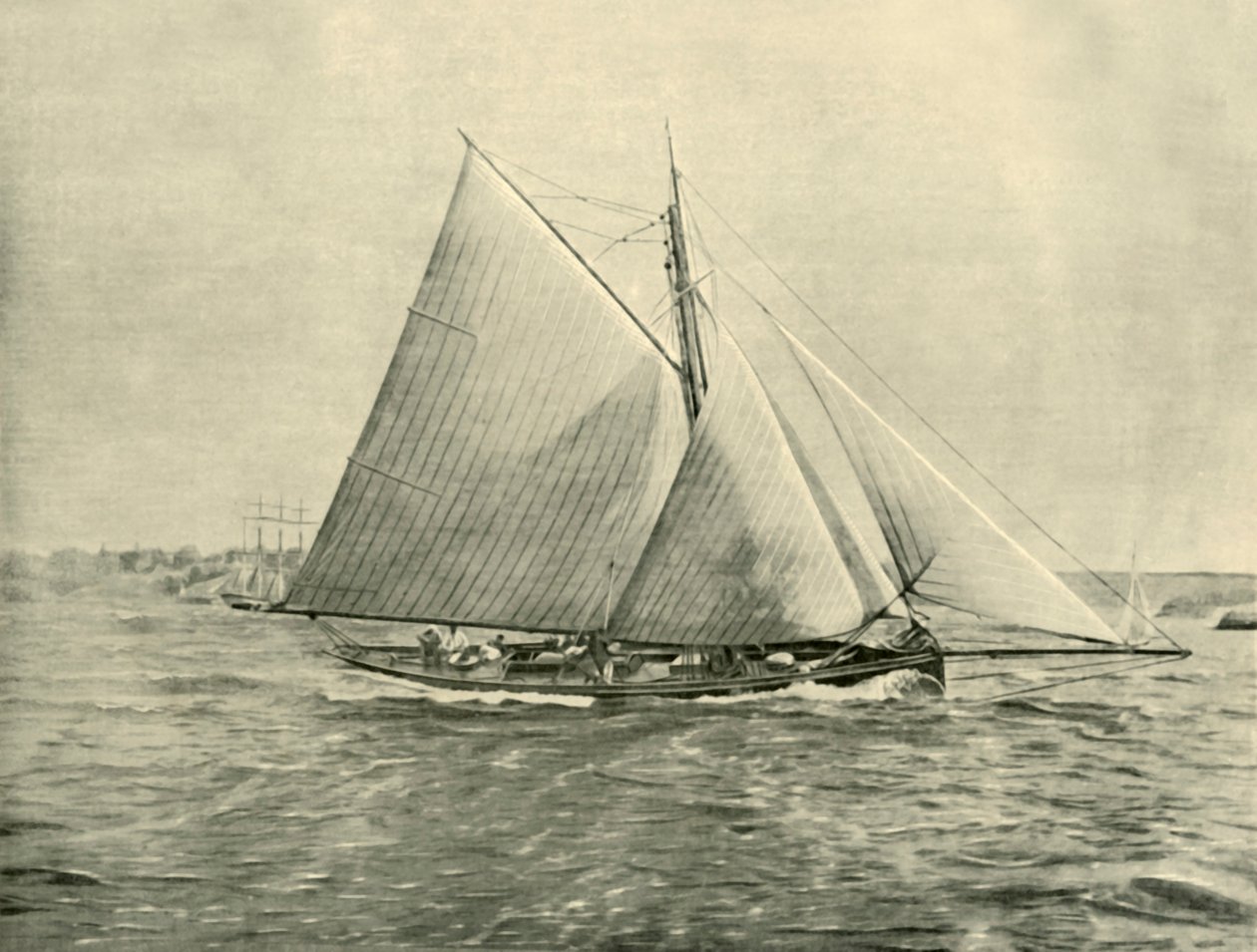 Hajózás Port Jacksonban, 1901. alkotó: Unbekannt