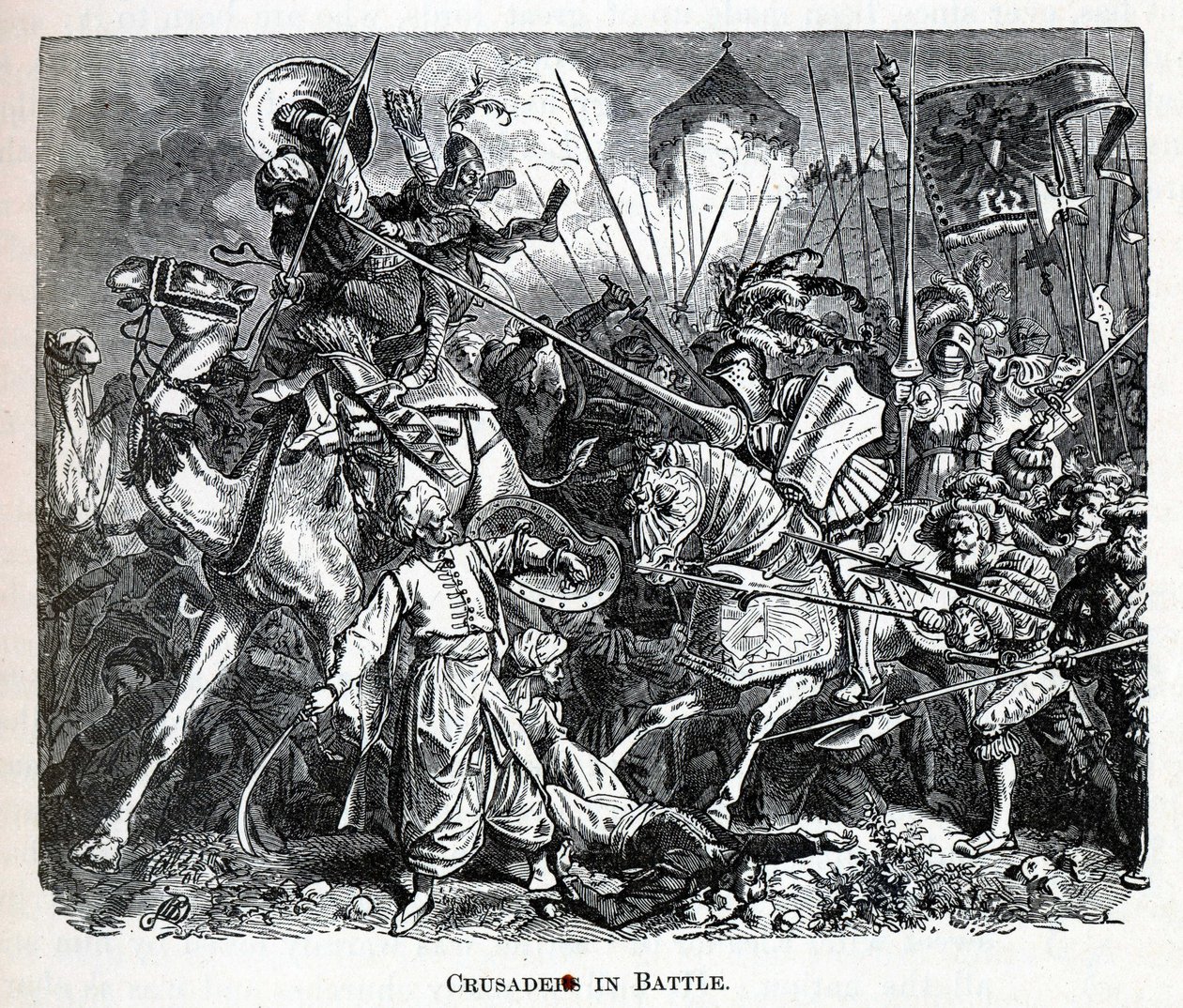 Keresztesek a csatában, 1882 alkotó: Unbekannt